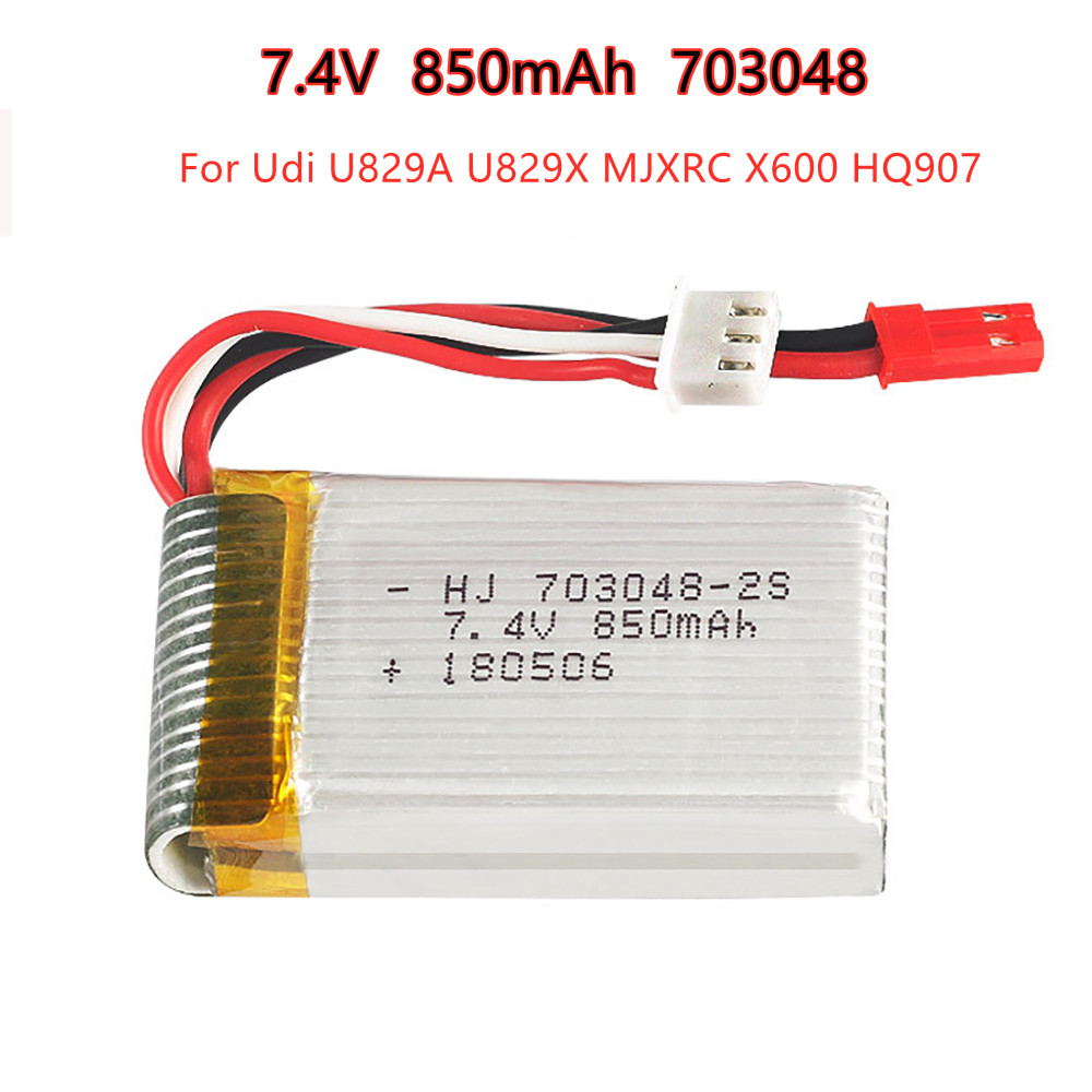 Rc Hobby Helicopter - 1-5Pcs 2S 7.4V 850MAh 703048แบตเตอรี่ Lipo