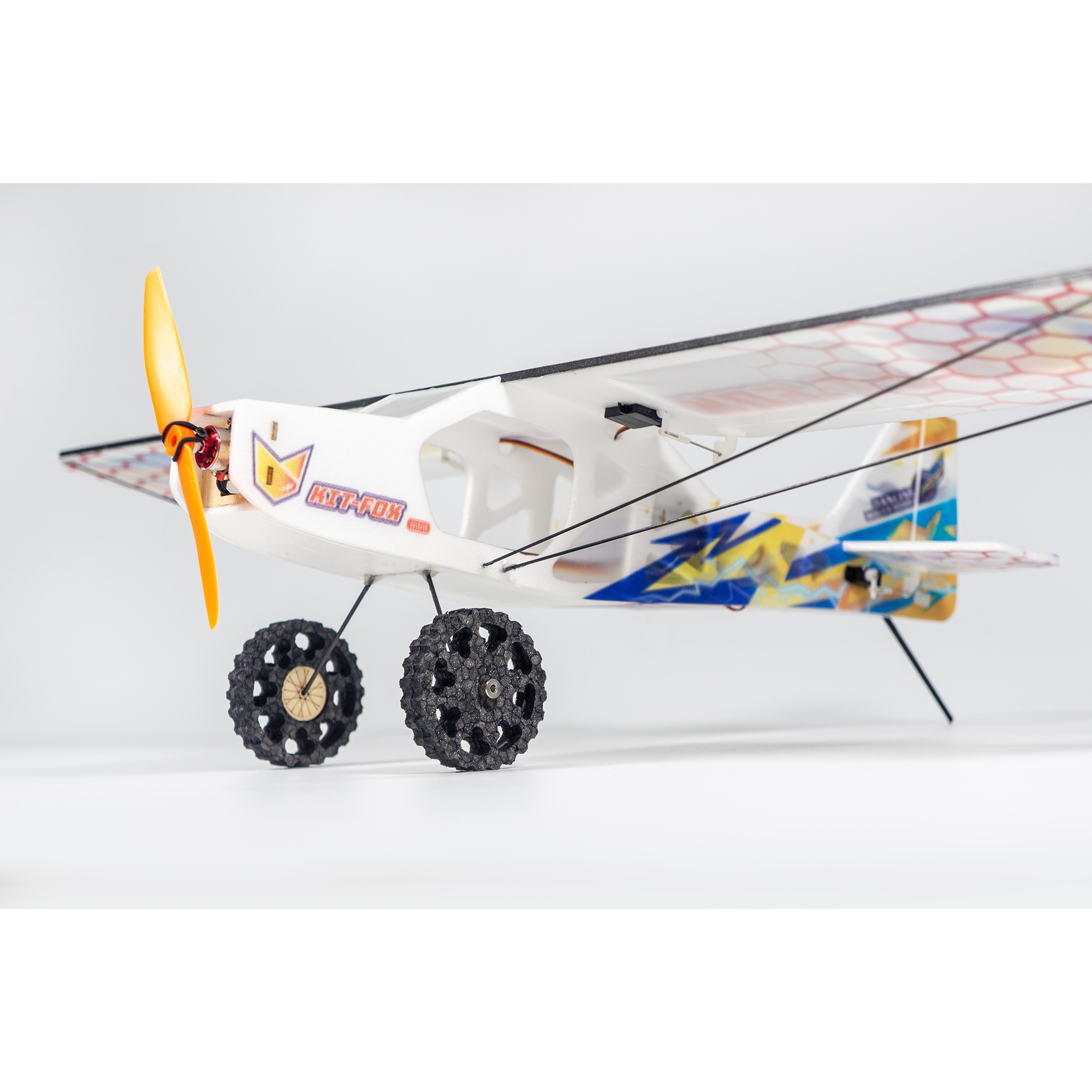 Rc Hobbies - ชุดเครื่องบินบังคับวิทยุ KIT-FOX V2025 ขนาด 570 มม.