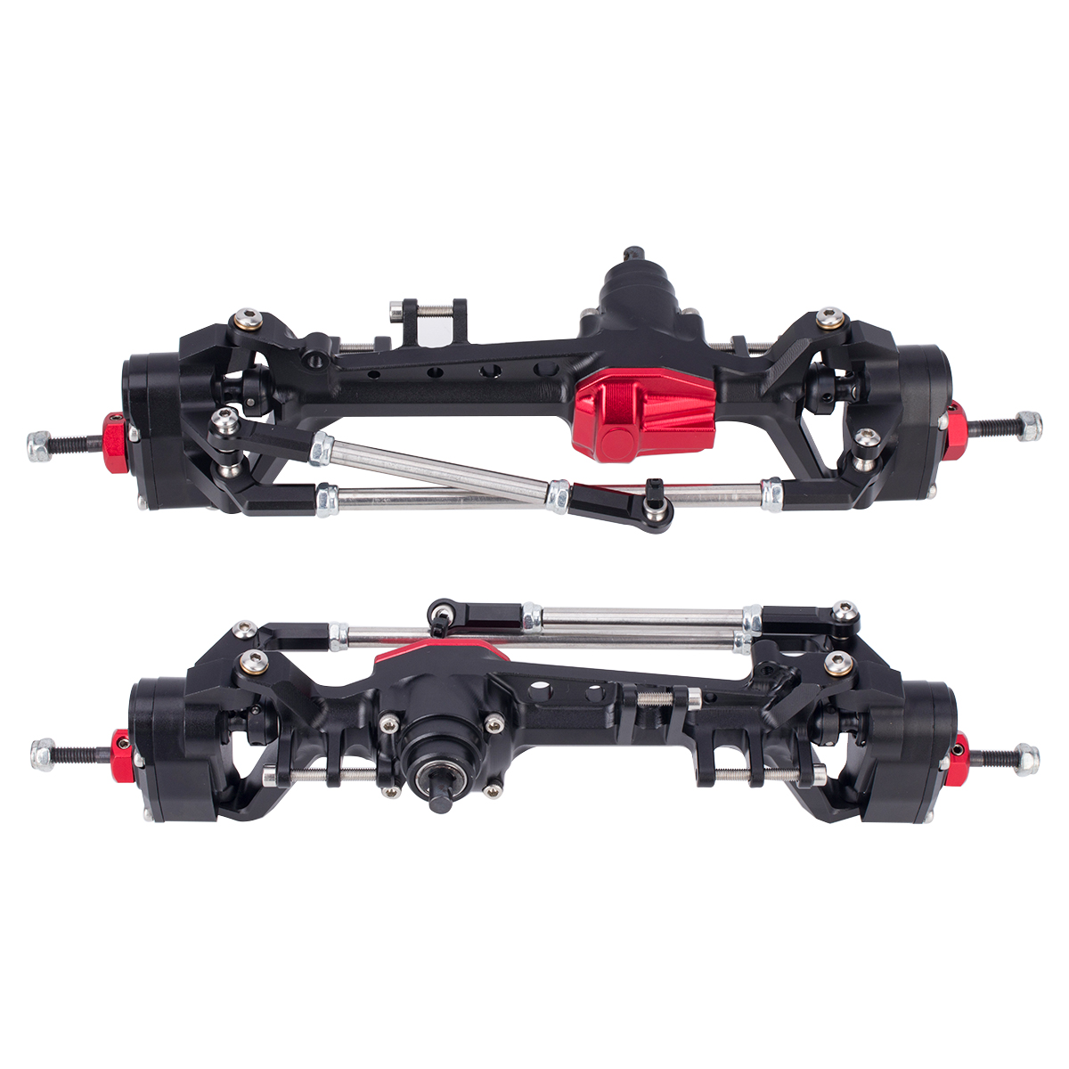 Rc Hobby Products - CNC อลูมิเนียม SCX10 III ด้านหน้าด้านหลัง Portal