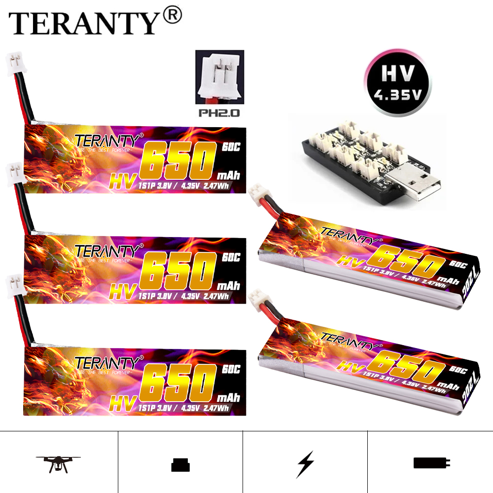 Rc Drift Car Brushless - 1/3/5/10ชิ้น treanty 1S 4.35V HV LiPo