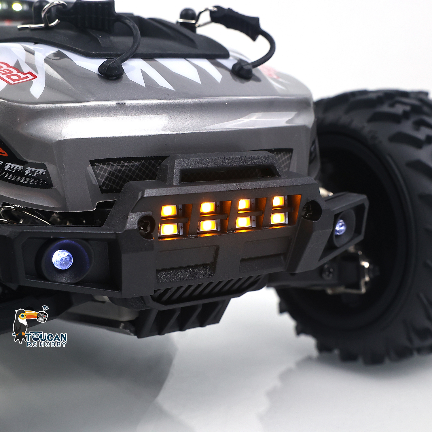 Rc Hobby Off Road - รถของเล่นบังคับวิทยุขนาด 1/10 รถออฟโรดความเร็วสูง รถบรรทุกยางใหญ่ RTR 4*4