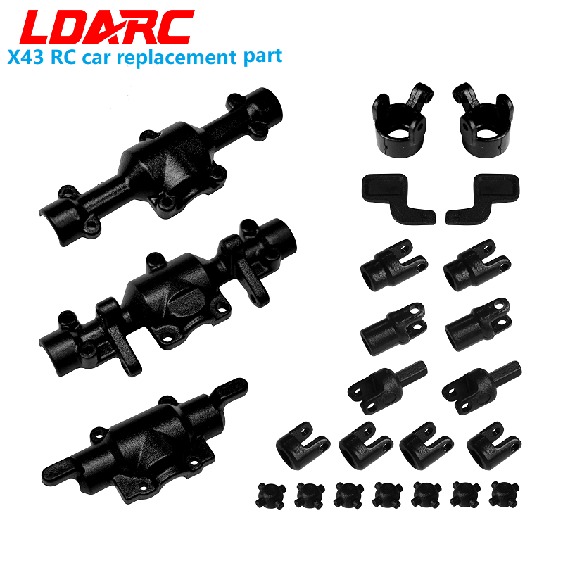 Rc Drift Car Brushless - LDARC เกียร์เพลาไดรฟ์เพลาอะไหล่ด้านหน้าด้านหลังเพลาเปลี่ยนอุปกรณ์เสริมสําหรับ X43 RC รถ