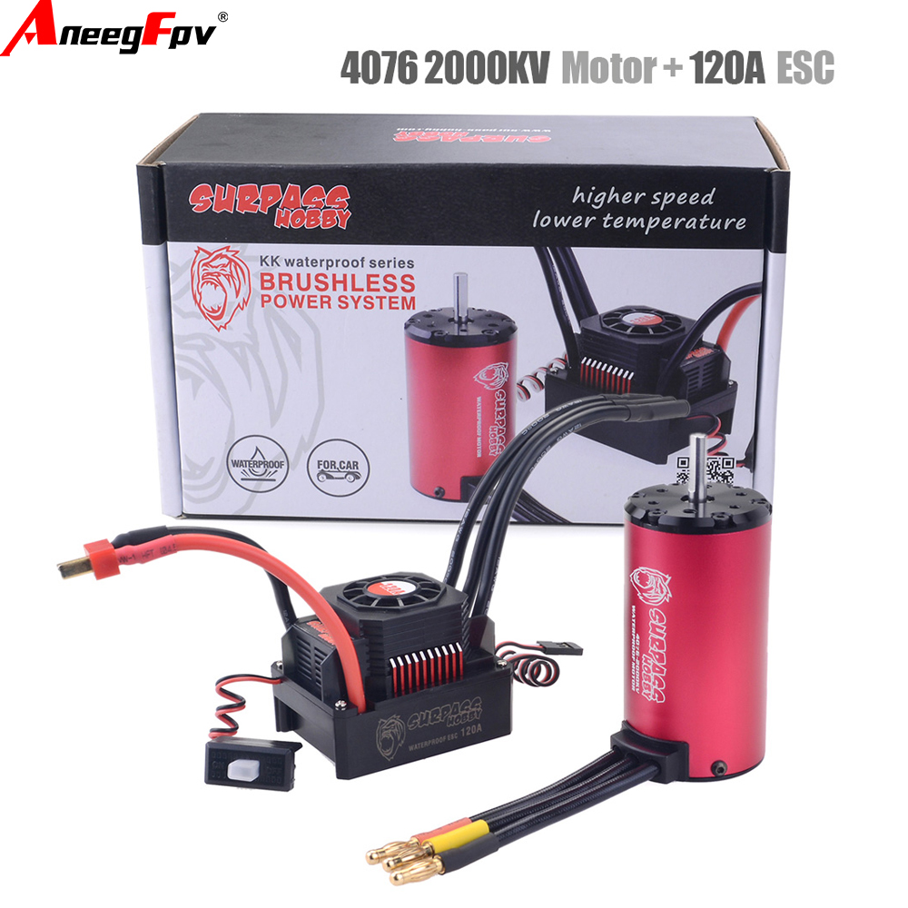 Rc Drift Car Brushless - มอเตอร์ไร้แปรงถ่านสำหรับรถดริฟท์บังคับวิทยุ SURPASS HOBBY KK ขนาด 1/8