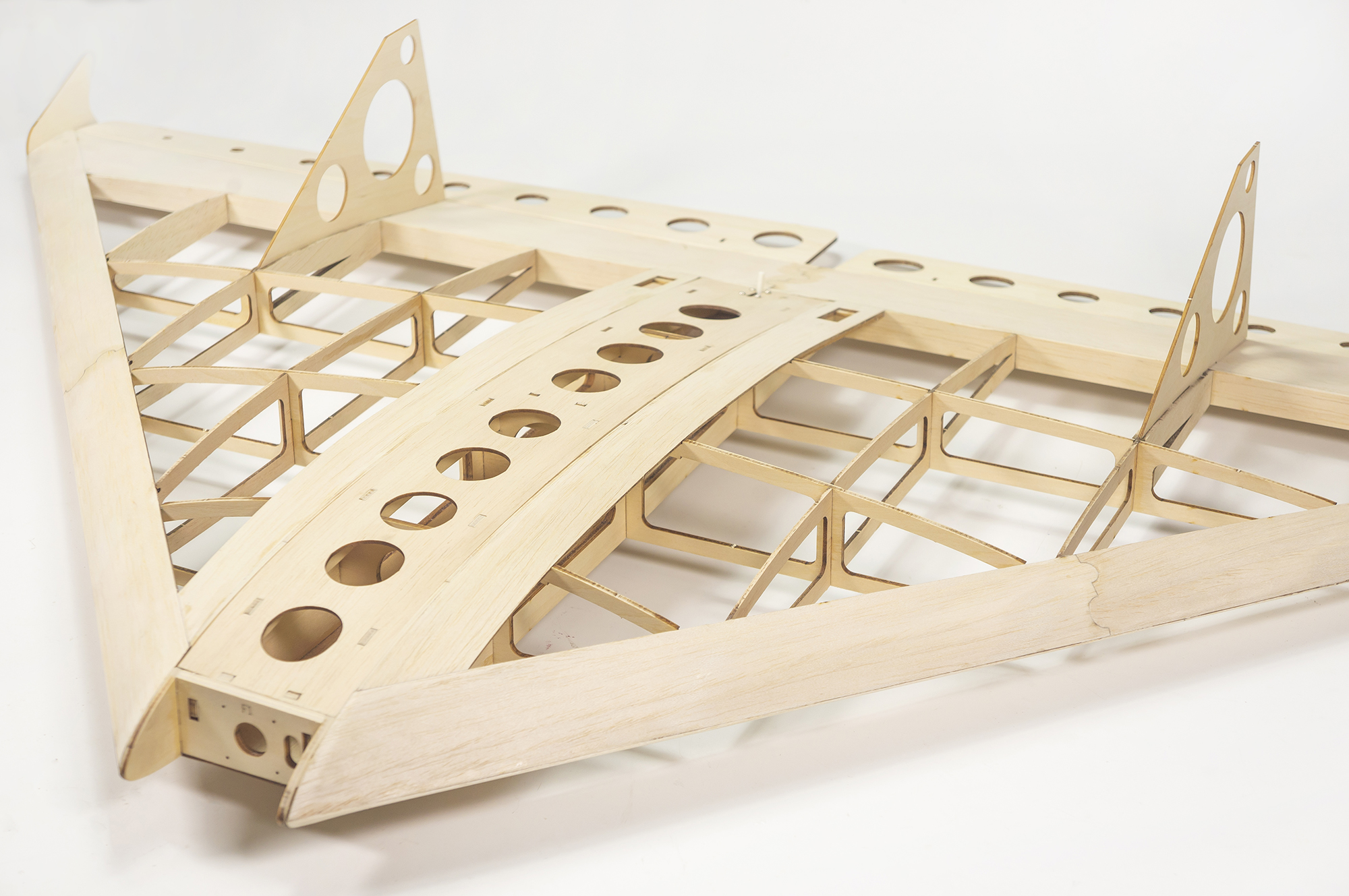 Rc Hobbies - 1000 มม.ไม้ Balsa Delta Wing RC