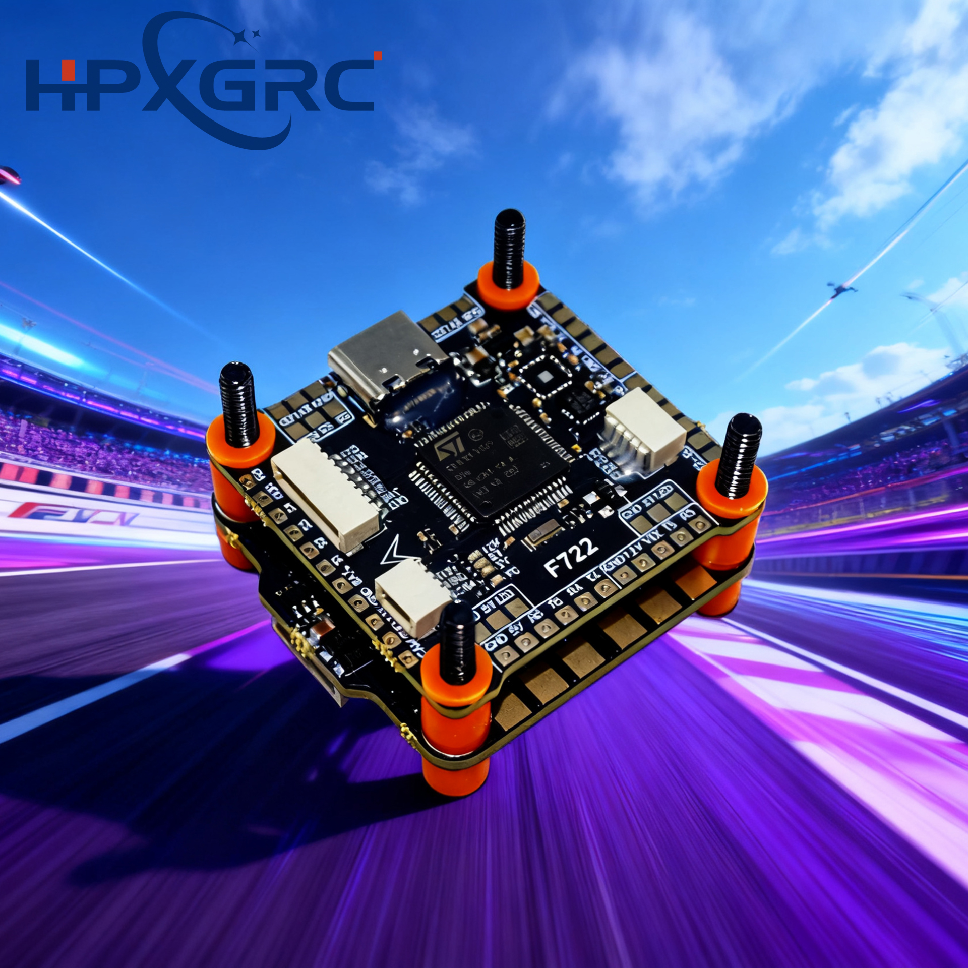 Gyroscope Rc Module - HPXGRC F405/F722 55A STACK 42688-P ไจโรสโคป