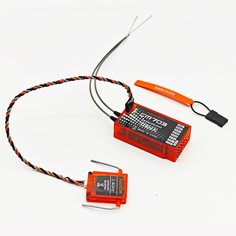 Rc Hobby Shops - CM703ตัวรับสัญญาณ2.4GHz RX 7 7ช่องสัญญาณพร้อมดาวเทียม ppm และ