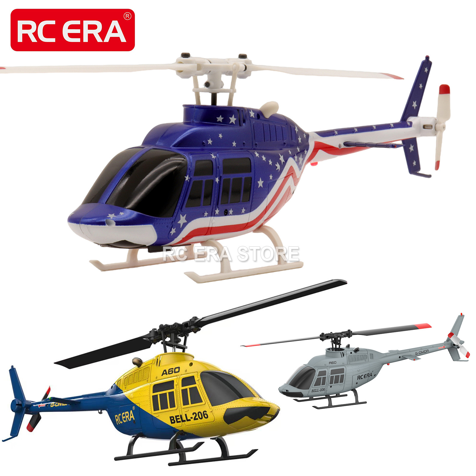Rc Planes Horizon Hobby - เฮลิคอปเตอร์บังคับวิทยุ RC ERA A60 Mini Bell206