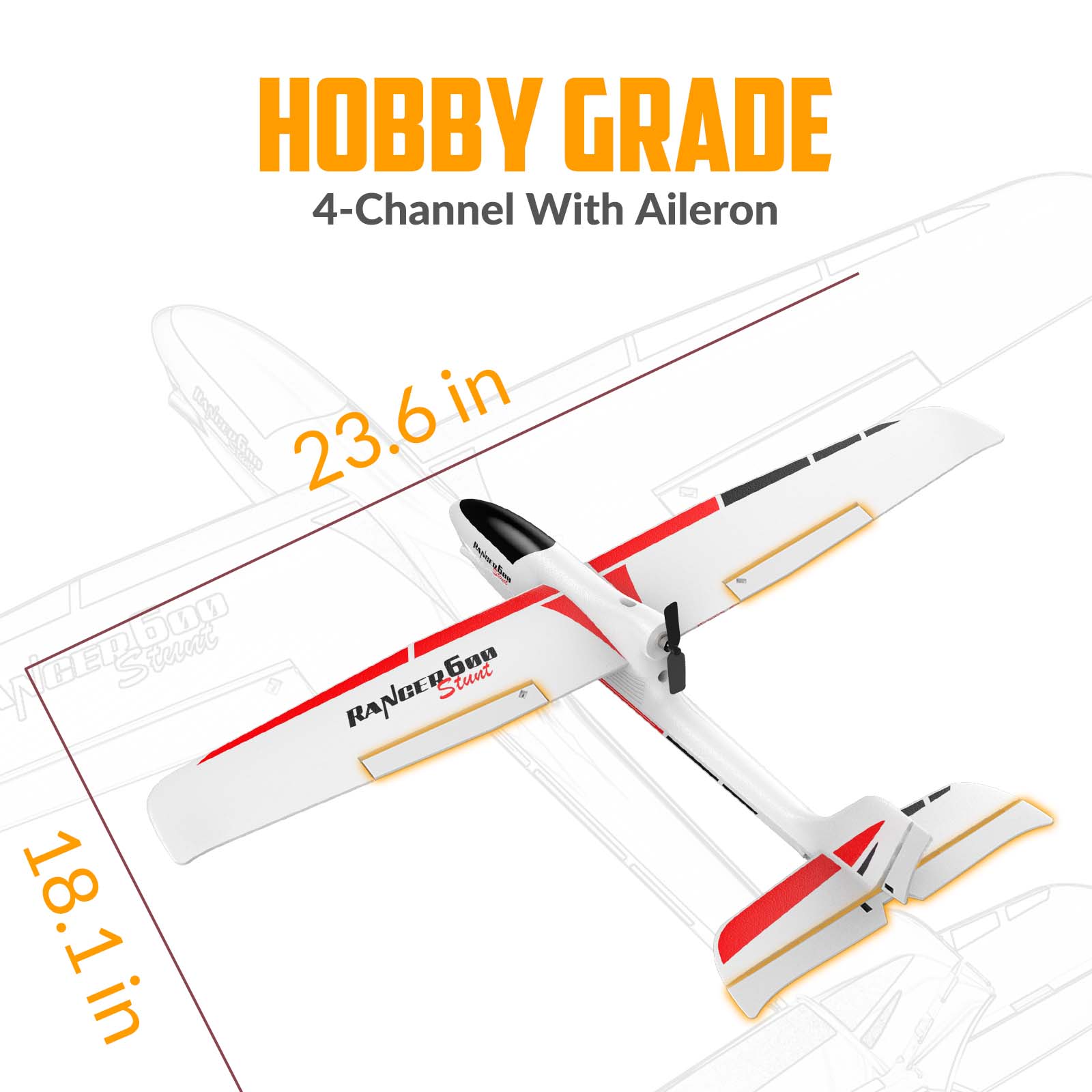 เครื่องบินบังคับวิทยุ VOLANTEX - Rc Planes Horizon Hobby บทวิจารณ์และราคา