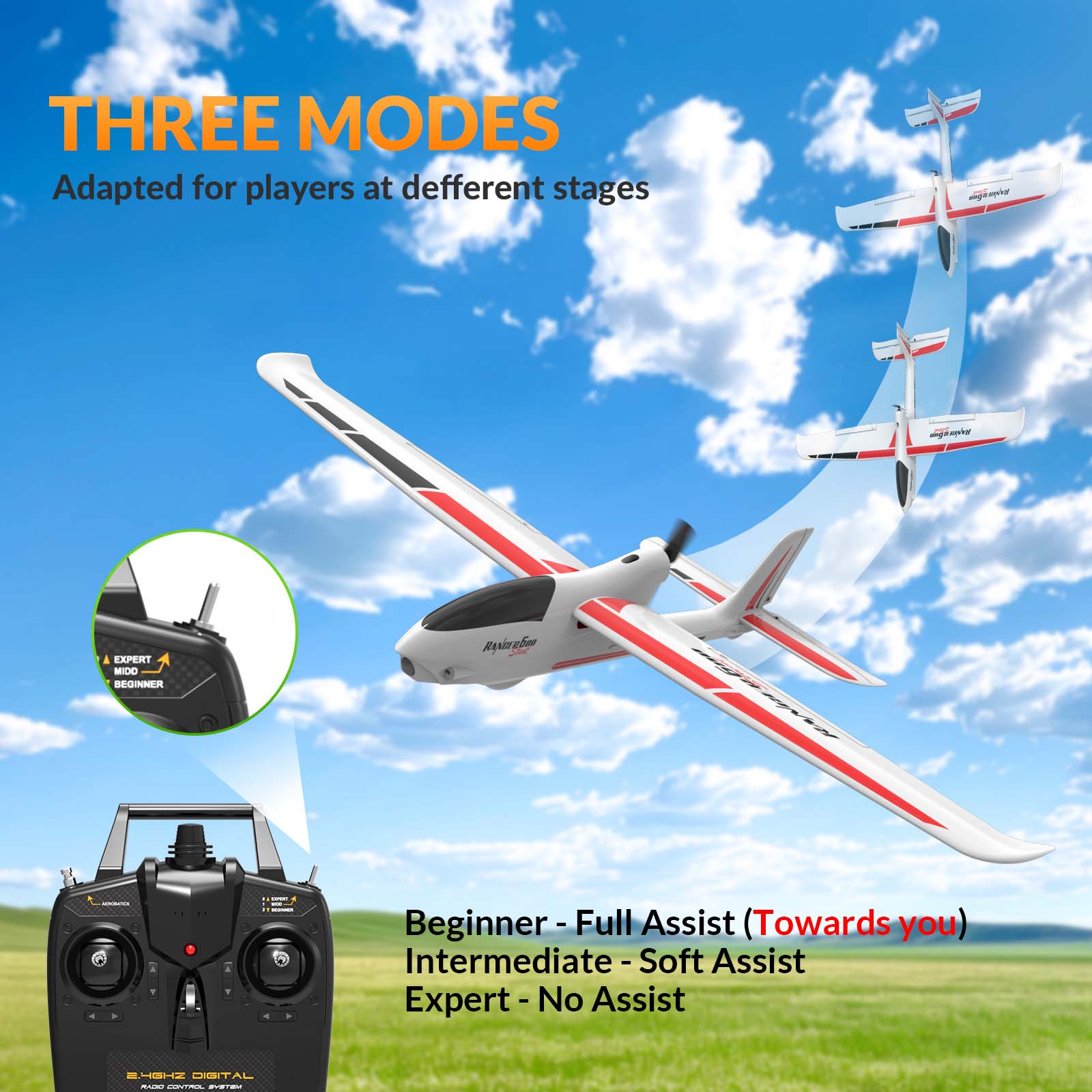 เครื่องบินบังคับวิทยุ VOLANTEX - Rc Planes Horizon Hobby บทวิจารณ์และราคา