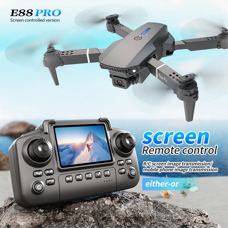 Professional E88 PRO Drone หน้ - Rc Hobby Helicopter บทวิจารณ์และราคา