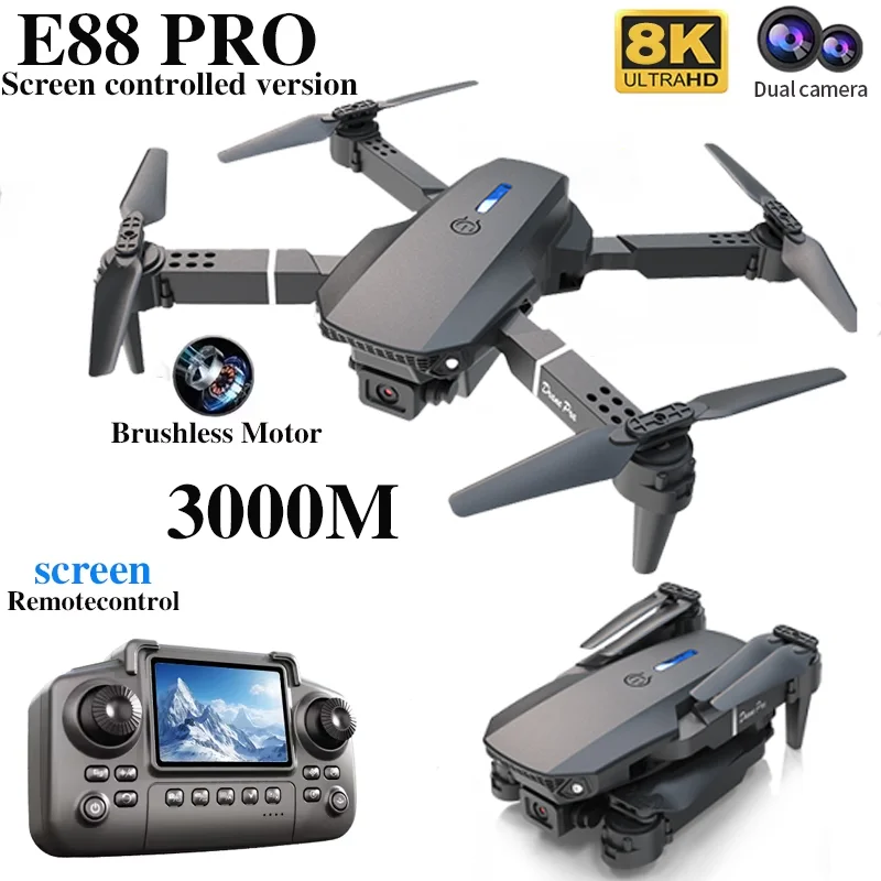 Professional E88 PRO Drone หน้ - Rc Hobby Helicopter บทวิจารณ์และราคา