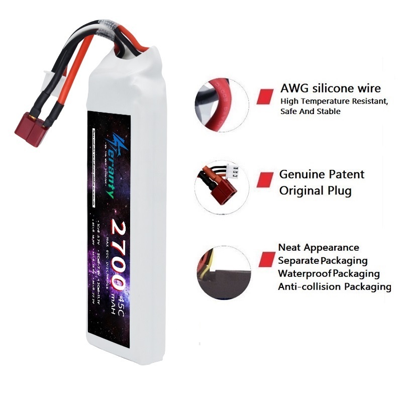 1/3ชิ้น2S 7.4V LiPo แบตเตอรี่2 - Rc Hobby Helicopter บทวิจารณ์และราคา