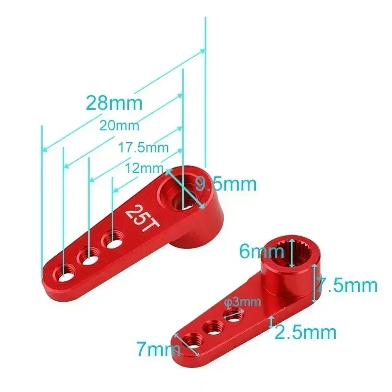 NEEBRC 25T โลหะ Servo Arm 3 หล - Rc Hobby Shops บทวิจารณ์และราคา