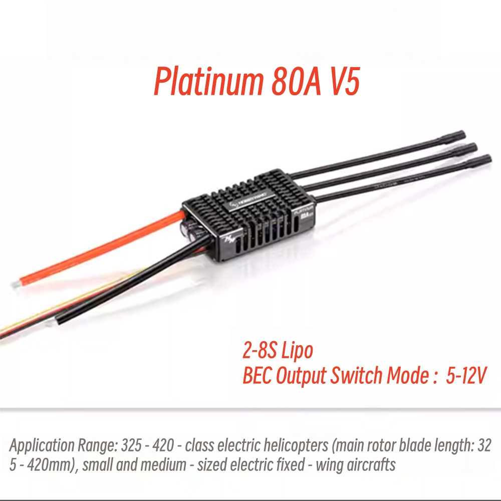 FATJAY Hobbywing Platinum 80A  - Rc Hobby Helicopter บทวิจารณ์และราคา