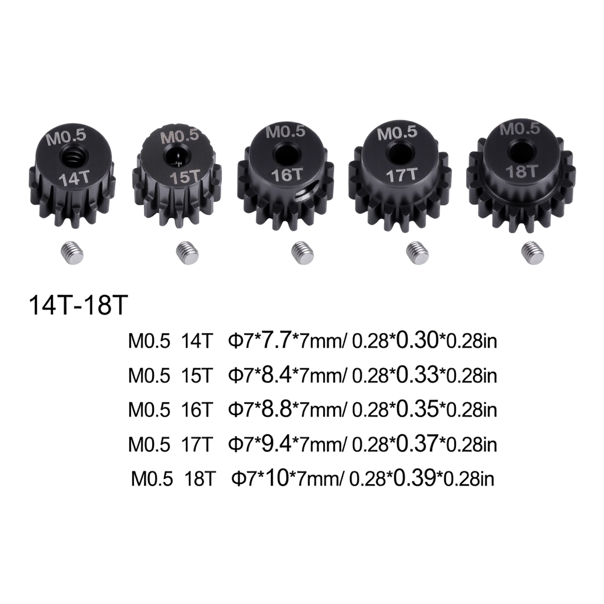 M0.5 2 มม.เพลา 14T-18T เกียร์โ - Rc Hobby Shops บทวิจารณ์และราคา