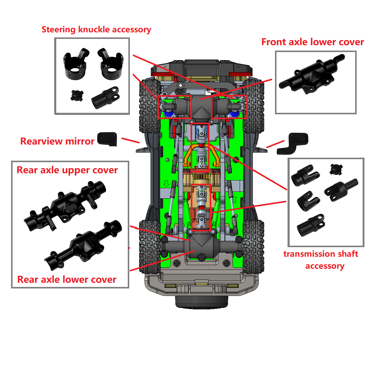 LDARC เกียร์เพลาไดรฟ์เพลาอะไหล - Rc Drift Car Brushless บทวิจารณ์และราคา