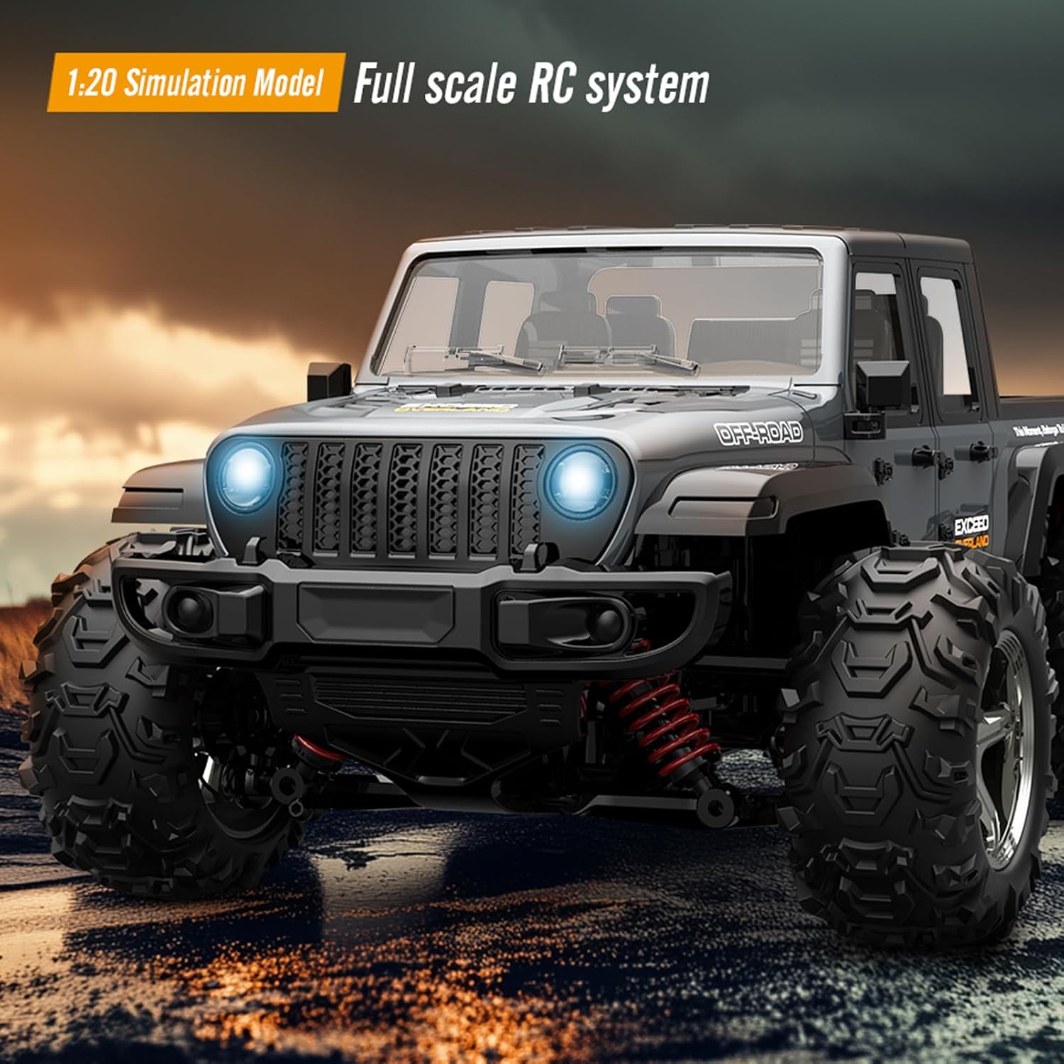 รถบรรทุก RC ความเร็วสูง 2.4GHz - Rc Hobby Off Road บทวิจารณ์และราคา