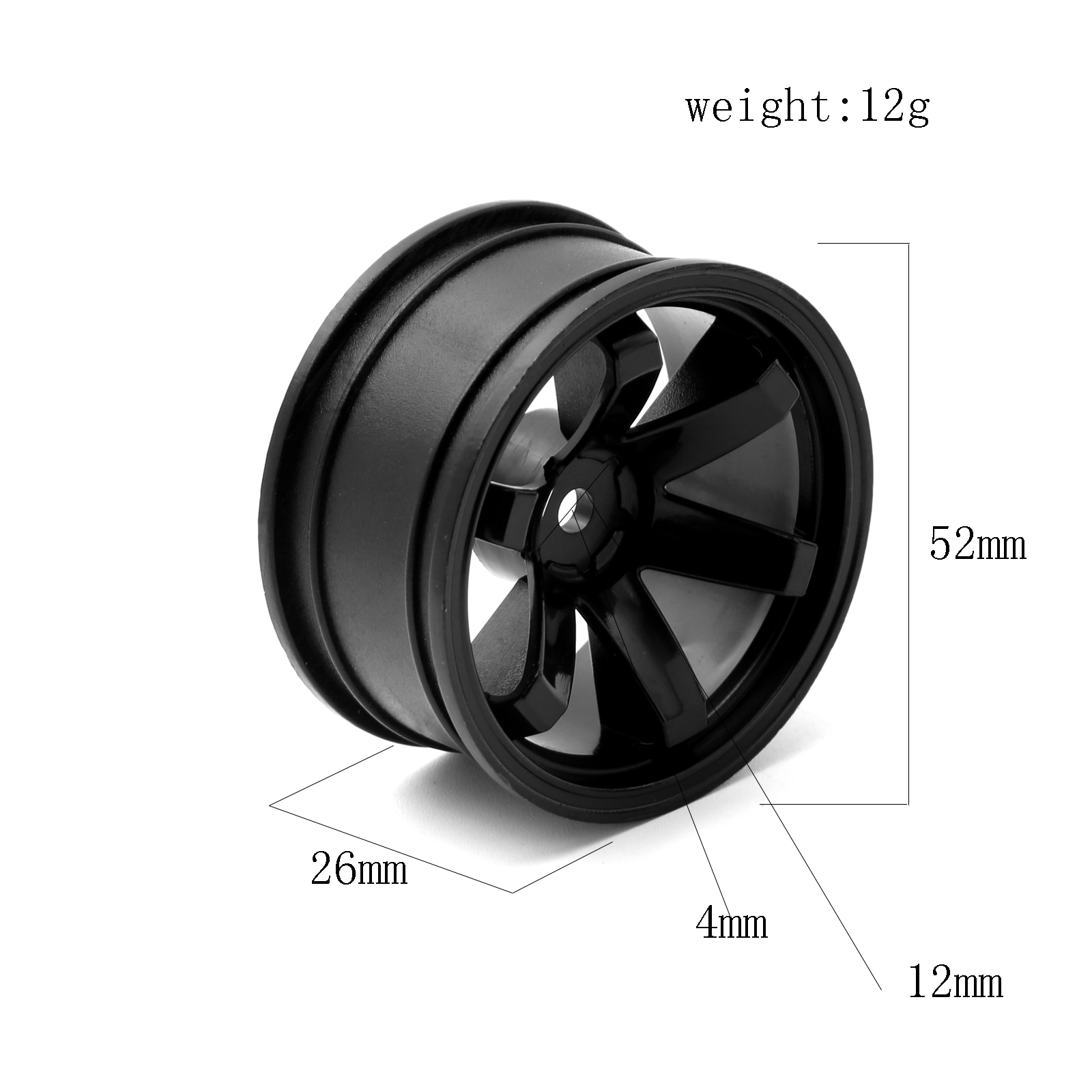 4ชิ้นดุมล้อพลาสติกยางรถแข่งของ - Rc Hobbies บทวิจารณ์และราคา