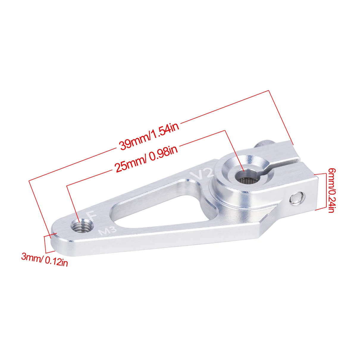 แขนเซอร์โว 39 มม. M3 7075 อลูม - Rc Hobby Shops บทวิจารณ์และราคา