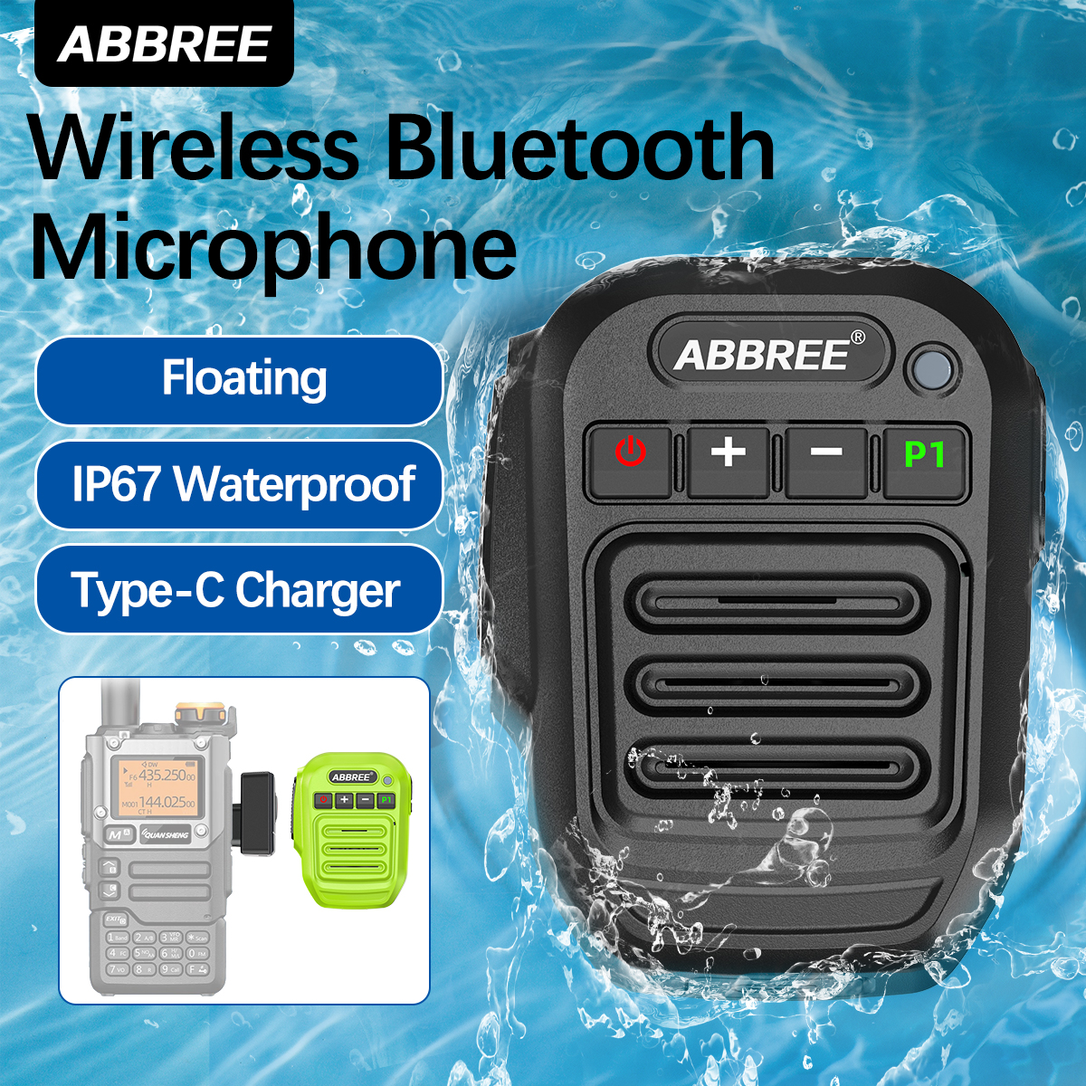 Abbree walkie talkie ไมโครโฟนบ - Rc Drift Car Brushless บทวิจารณ์และราคา
