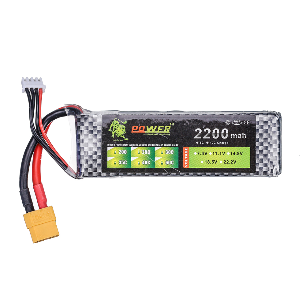 3S 11.1V 2200mAh 35C แบตเตอรี่ - Rc Hobby Helicopter บทวิจารณ์และราคา