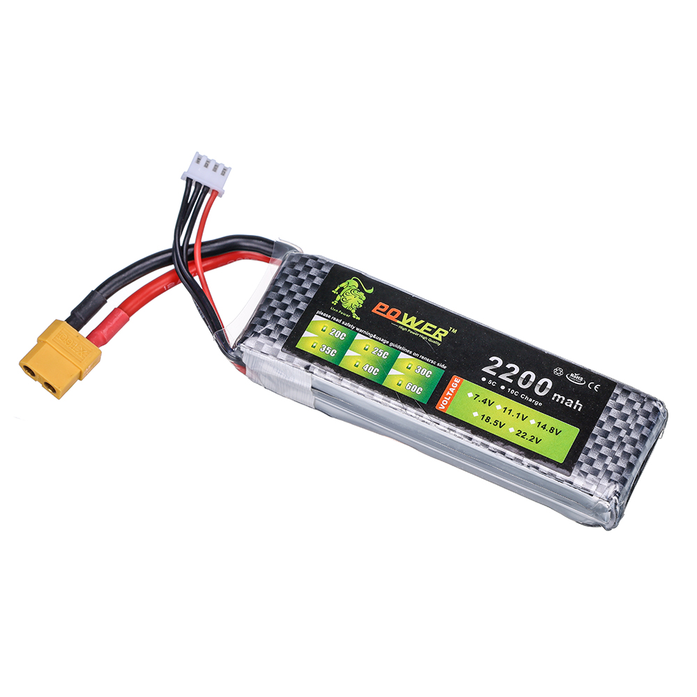 3S 11.1V 2200mAh 35C แบตเตอรี่ - Rc Hobby Helicopter บทวิจารณ์และราคา