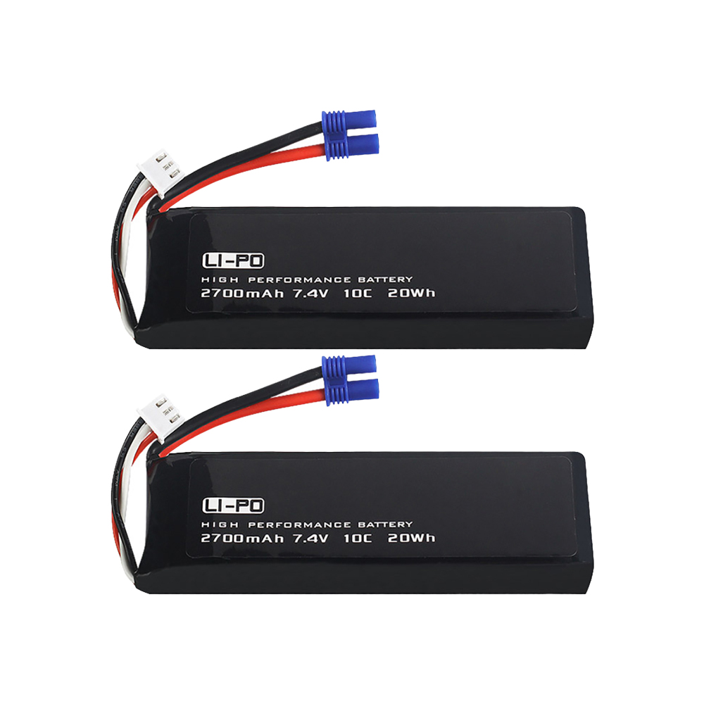 7.4V 2700mAh 10C แบตเตอรี่เดิม - Rc Hobby Helicopter บทวิจารณ์และราคา