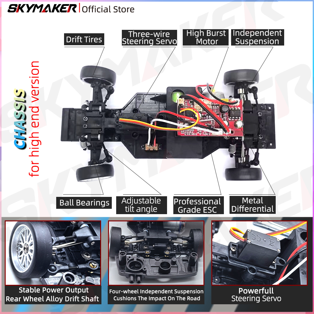 Skymaker LDRC 1/18 RC Drift รถ - Gyroscope Rc Module บทวิจารณ์และราคา