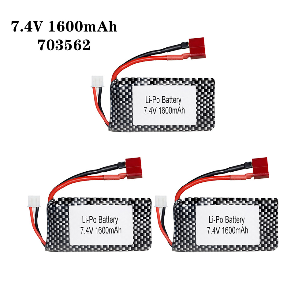 1/2/3ชิ้น/ล็อต7.4V 1600Mah 703 - Rc Hobby Helicopter บทวิจารณ์และราคา