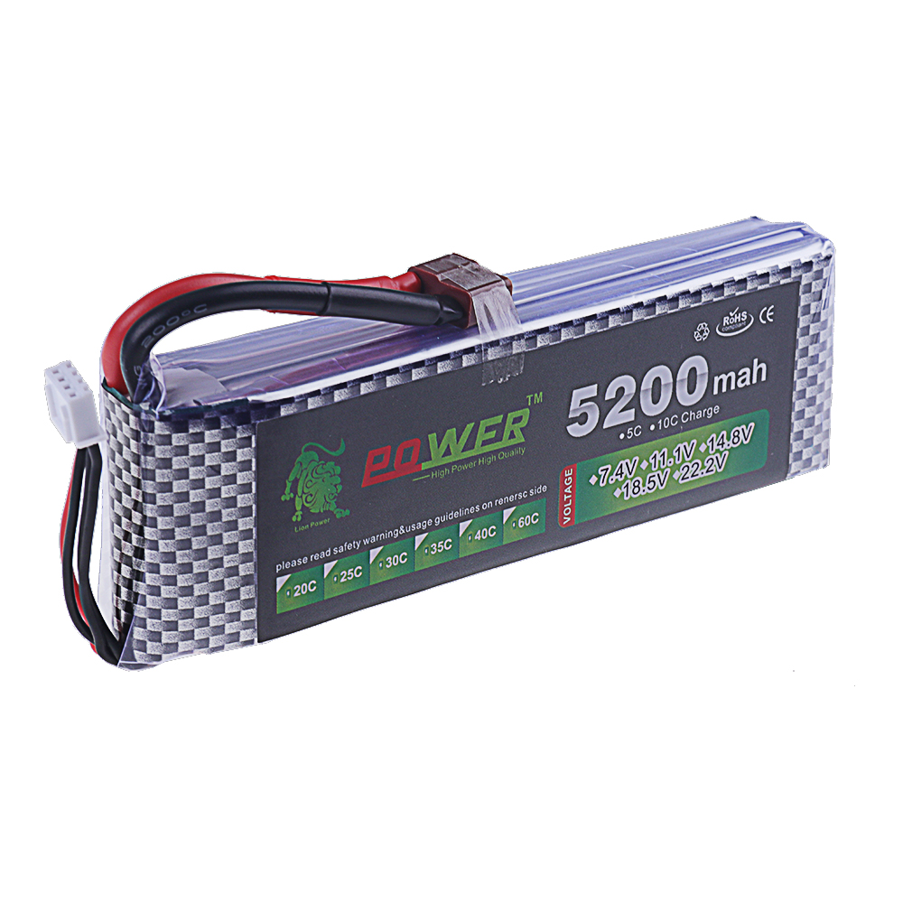 3S Lipo แบตเตอรี่ 11.1V 5200 m - Rc Hobby Helicopter บทวิจารณ์และราคา