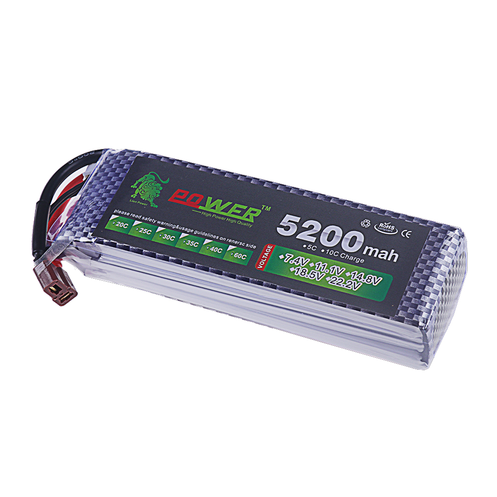 3S Lipo แบตเตอรี่ 11.1V 5200 m - Rc Hobby Helicopter บทวิจารณ์และราคา